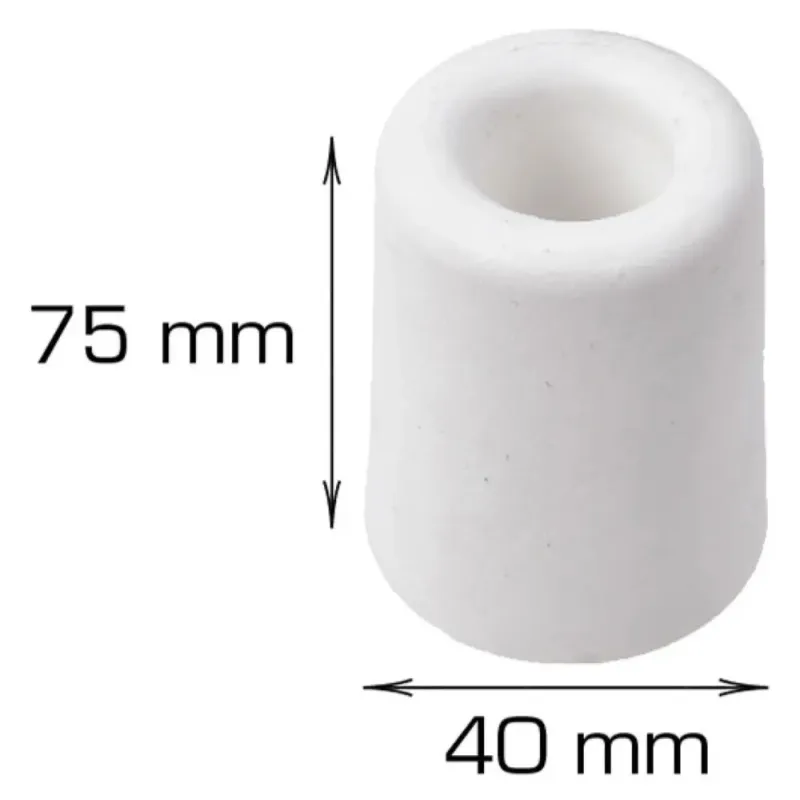 Home It Dørstopper ø40   75 Mm Hvid Plast