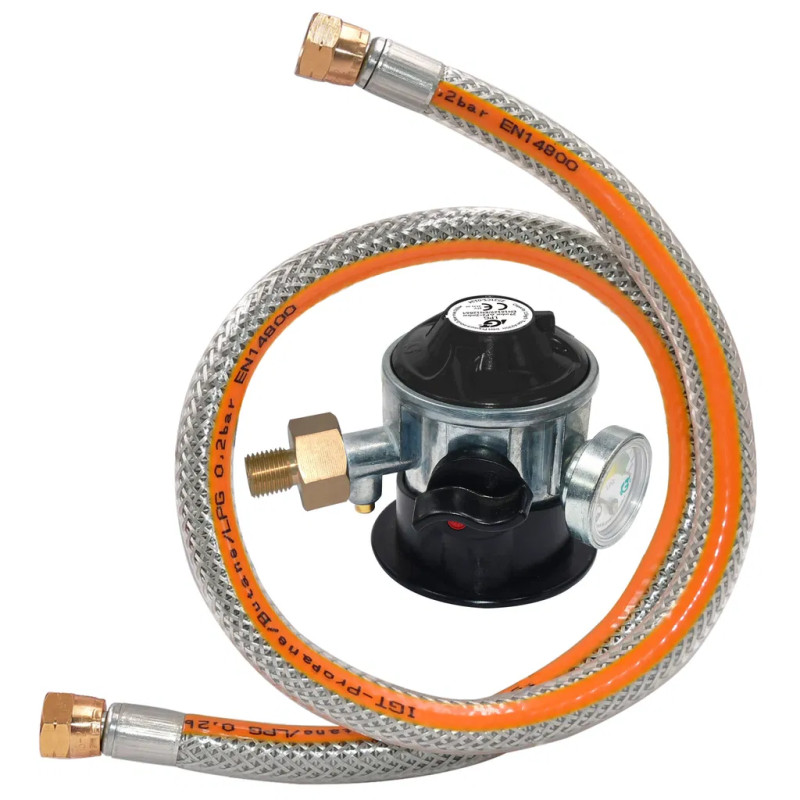 Homeshop Gasregulator Med Manometer 80 Cm