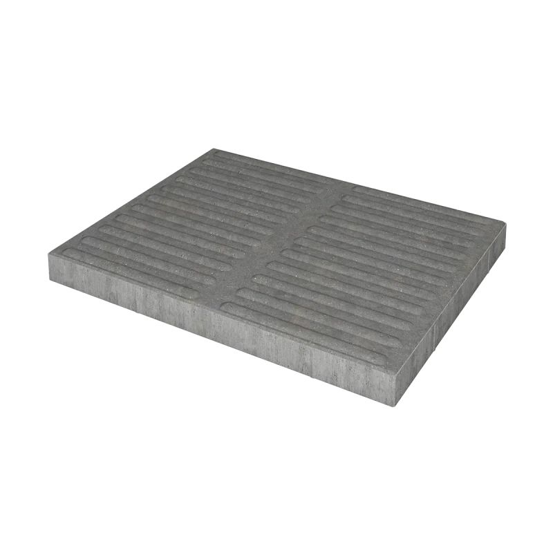 Ibf Fortovsflise Taktil   22 Ledel Langs Grå7x62 5x80cm