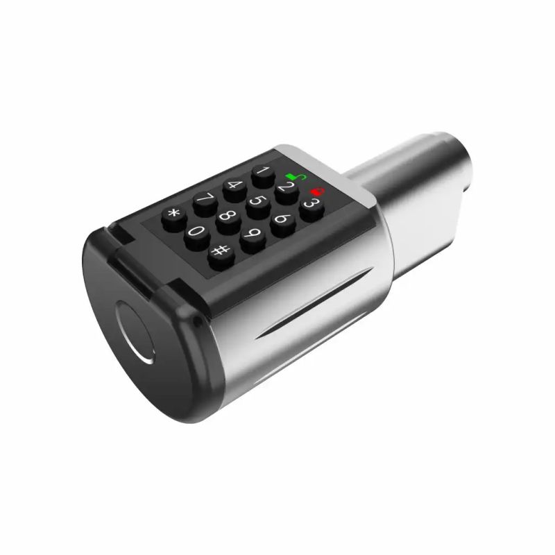 Jasa Guard Cylinder Oval Elektronisk Med Tastatur   Fingeraftryk