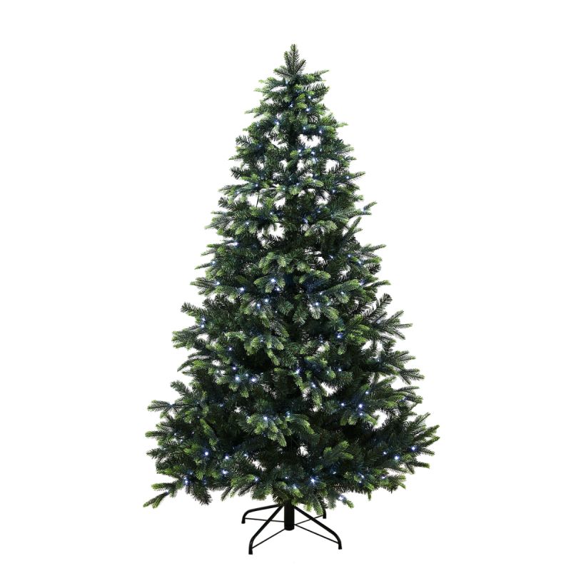 Juletræ Kunstig Pe Pvc Limited Edition  Klasse    180x124 Cm   Color Og White Led Nordic Winter