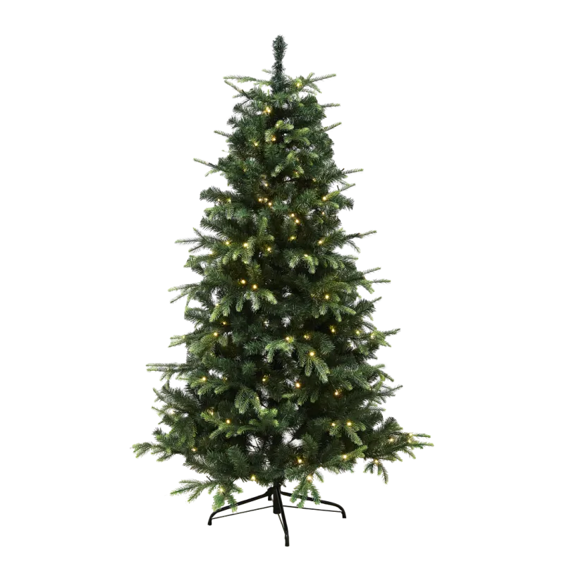 Juletræ Kunstig Pe Pvc Viga  Klasse    200x134 Cm   Led Nordic Winter