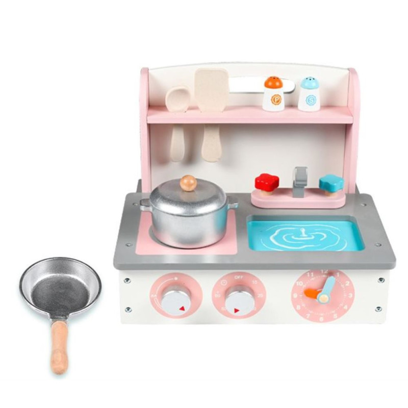 Kids Zone Legekøkken Bord Pink