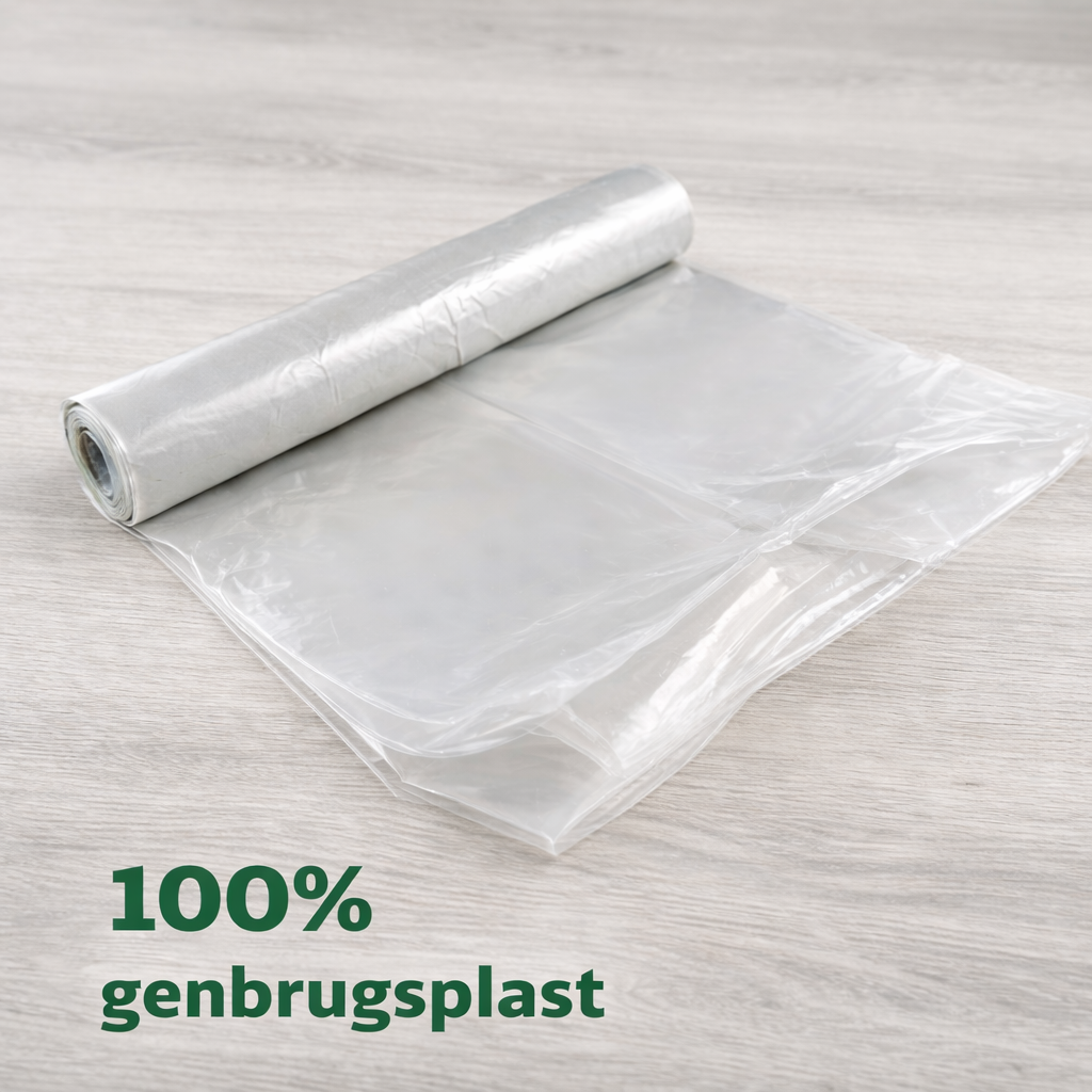 Klare Affaldssække 100 Liter   70ã 110 Cm  10 Stk