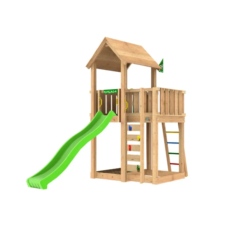 Legetårn Komplet Jungle Gym Mansion     Ekskl  Rutsjebane