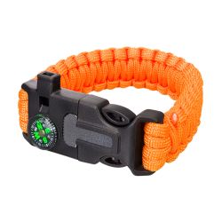 Levenhuk Labzz Fl5 Orange Flint Bracelet Multitool