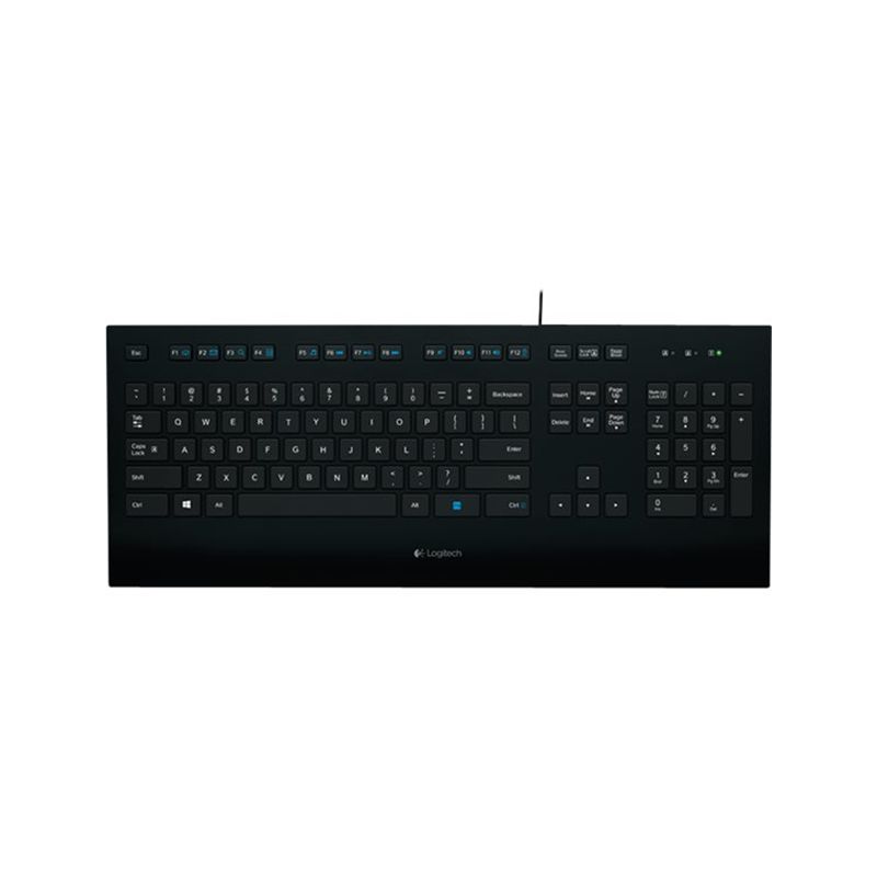 Logitech Corded K280e Tastatur Kabling Nordisk Tastatur
