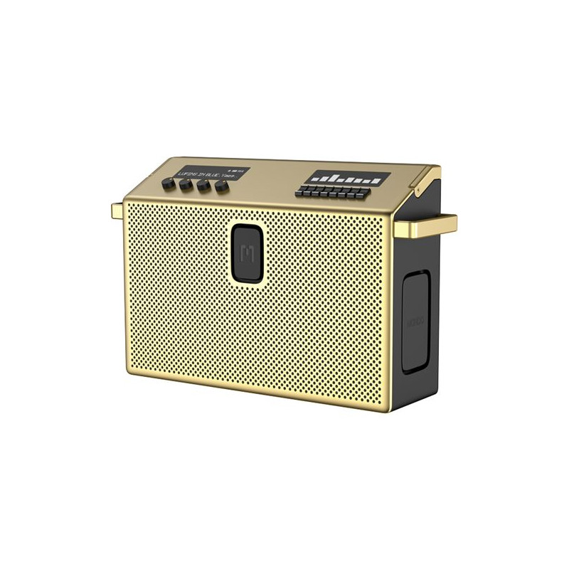 Mondo Bt Højttaler Large Messing Sort Bluetooth Højttaler