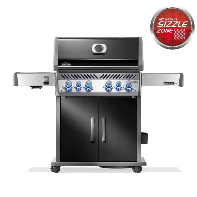 Napoleon Rogue Pro-  525  Rustfri Stål Sort Gasgrill Rps525rsibpk-