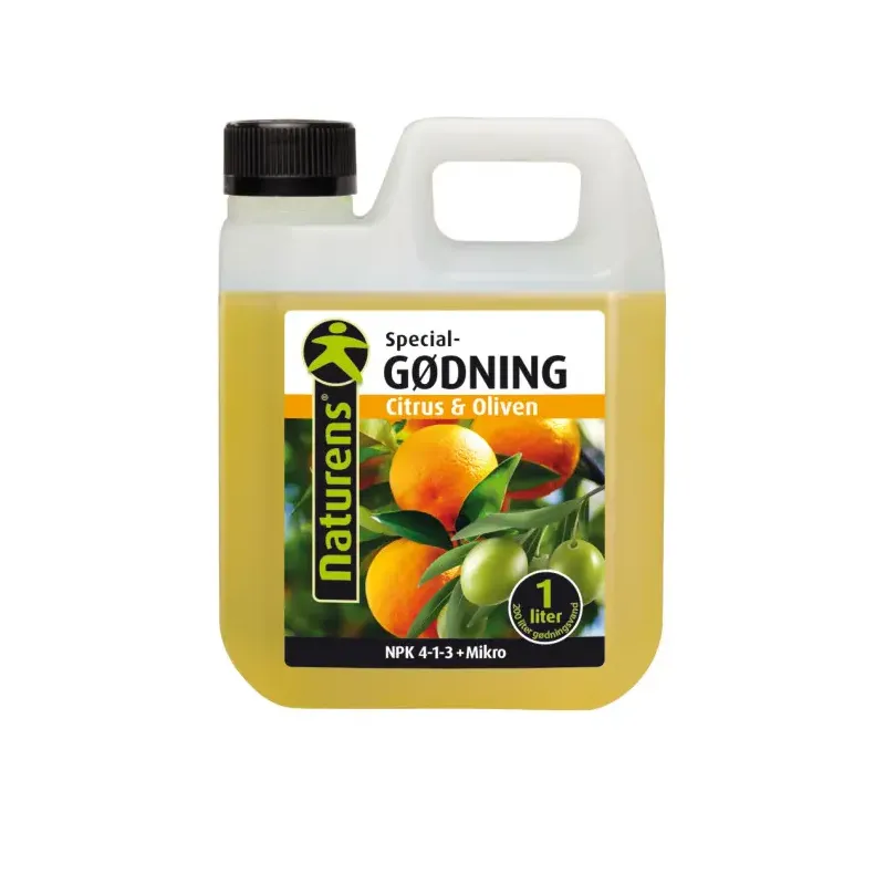 Naturens Gødning Citrus    1lt Oliven  Npk  - -