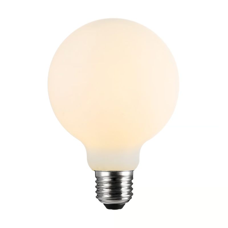 Nordlux Deco E27 G95 Dim Pære Opal Hvid