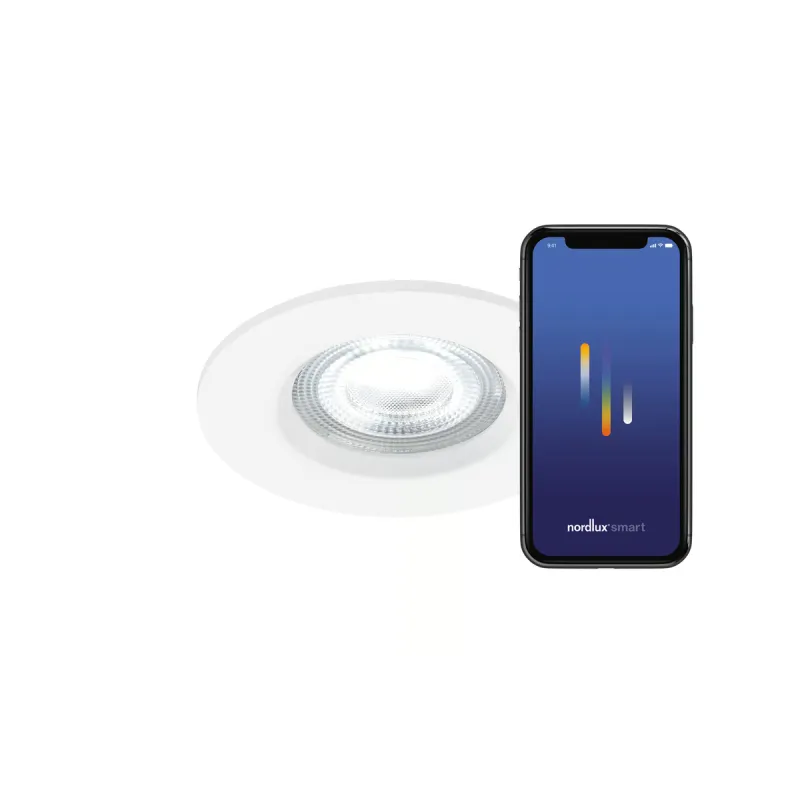 Nordlux Don Smart  Colour Indbygningsspot Hvid