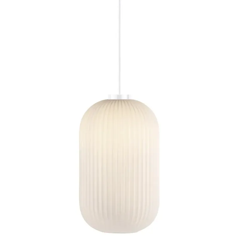 Nordlux Milford 20 Pendel Opal Hvid