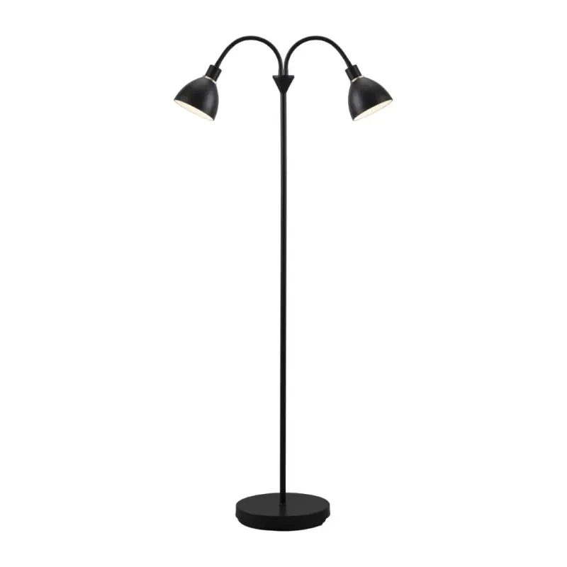 Nordlux Ray Double Gulvlampe Sort
