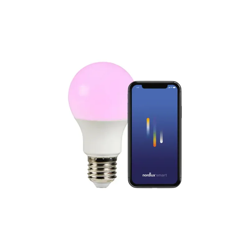 Nordlux Smart E27 A60 Colour 2200-6500 Kelvin 806 Lumen Pære Hvid