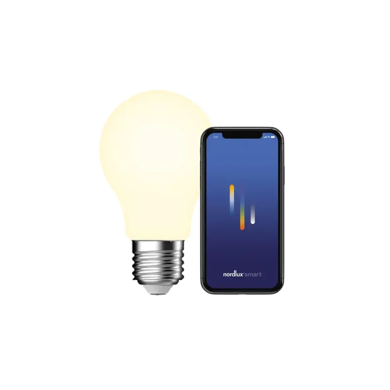 Nordlux Smart E27 A60 2200-6500 Kelvin 560 Lumen Pære Hvid