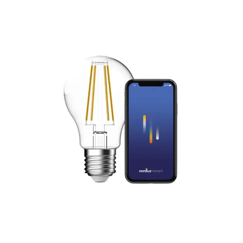 Nordlux Smart E27 A60 2200-6500 Kelvin 600 Lumen Pære Klar