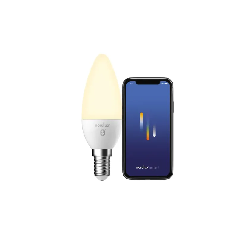 Nordlux Smart E14 C35 2200-6500 Kelvin 450 Lumen Pære Hvid