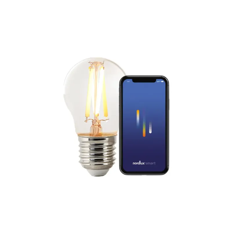 Nordlux Smart E27 G45 2200-6500 Kelvin 600 Lumen Pære Klar
