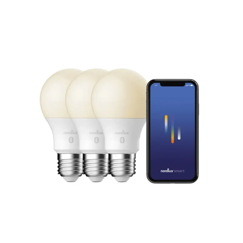 Nordlux Smart E27  -pack A60 2200-6500 Kelvin 900 Lumen Pære Hvid
