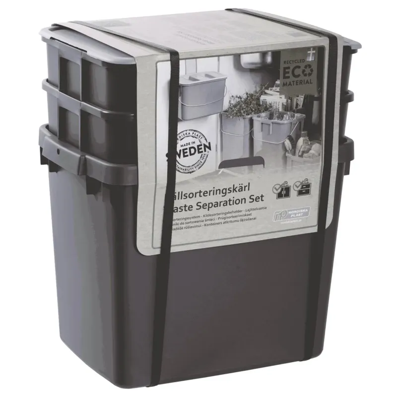 Np Affaldssystem 2x12 2x7 1x25l Spande