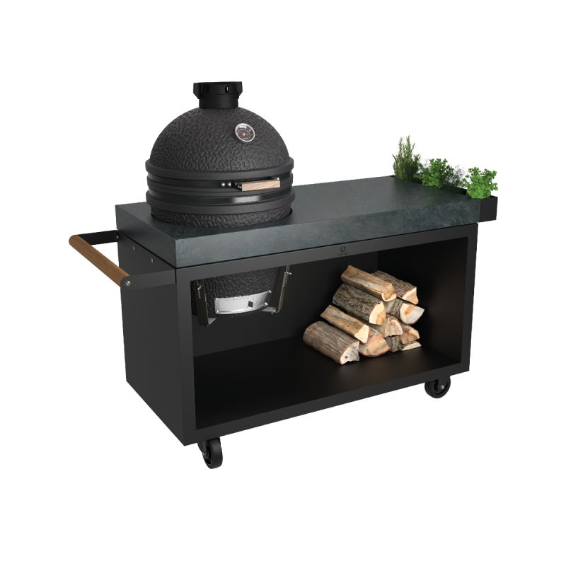 Ofyr Kamado Tabel Black 135 Pro Concrete Tb
