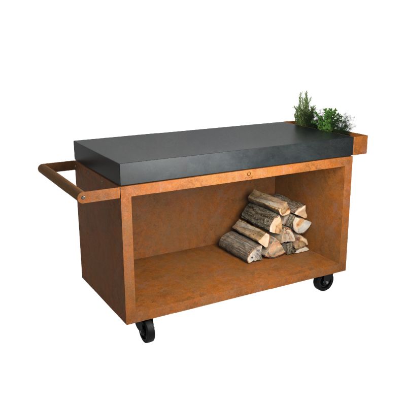 Ofyr Mise En Place Bord Corten 135 Pro   Ceramic Dark Grey