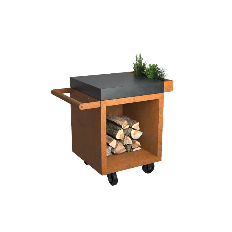 Ofyr Mise En Place Bord Corten 65 Pro Ceramic Dark Grey