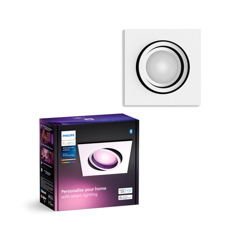 Philips Hue Centura Hue Recessed    Hvid 1x4 2w Spot White Color Ambience