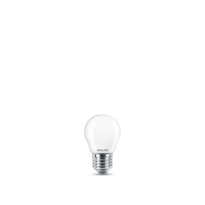 Philips Led Glas Krone  60w  E27  Varm Hvid  Mat Ikke Dæmpbar    Stk 8718699648862