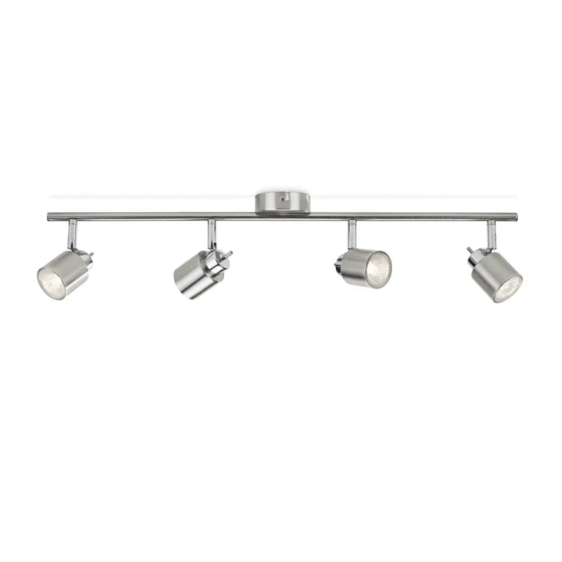 Philips Meranti Essentials Spots   Mat Krom    Glas 4x35w 230v