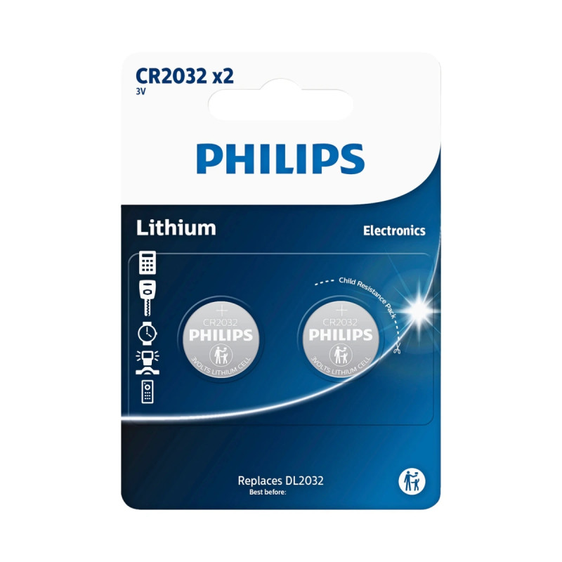 Philips Minicelle Cr2032 Cr2032p2-01b