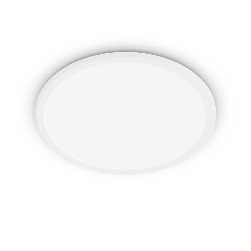 Philips Superslim Funktionel Led Loftlampe   Hvid Metal Plastik Cl550 Rd 15w 40k   Wvip4406 Rustfritstål