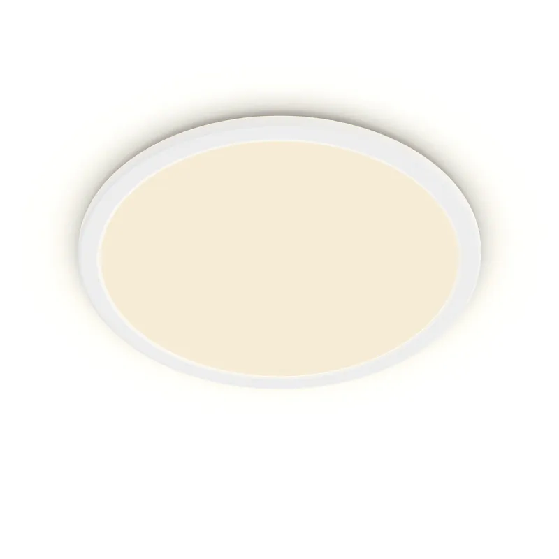 Philips Superslim Funktionel Led Loftlampe   Hvid Metal Plastik Cl550 Rd 15w 27k   Wvip4406 Rustfritstål