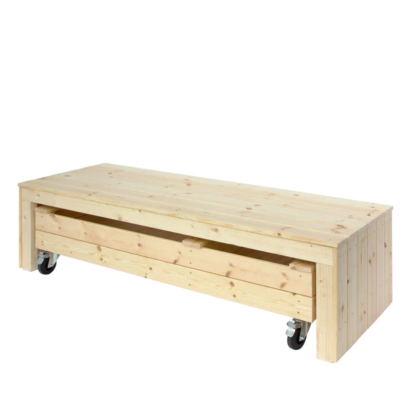 Plus Fun Bænk Og Multikasse   Hjul 180 Cm 18250-