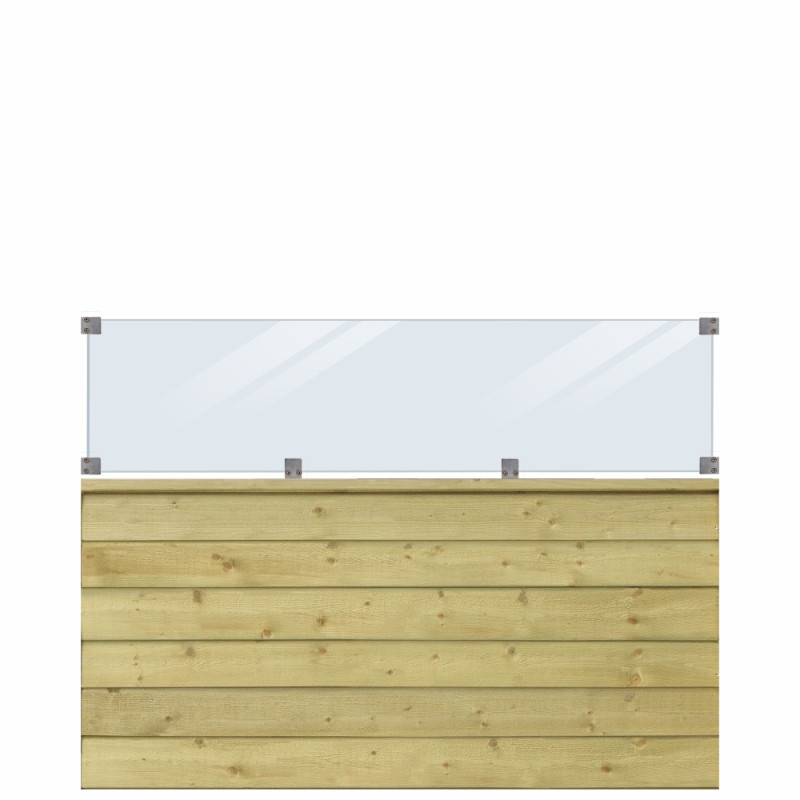 Plus Klink Profilhegn   Glas 174ã 125 Cm Pefc 27798-