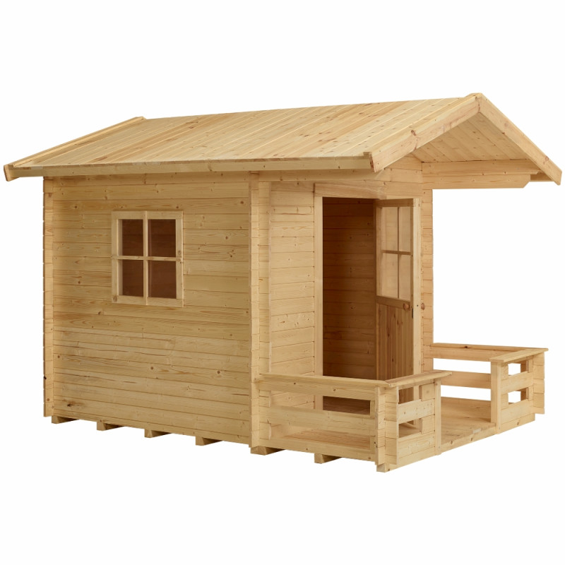 Plus Legehus 182ã 161 Cm   72 Cm Terrasse Ubehandlet Inkl  Tagpap 167440-