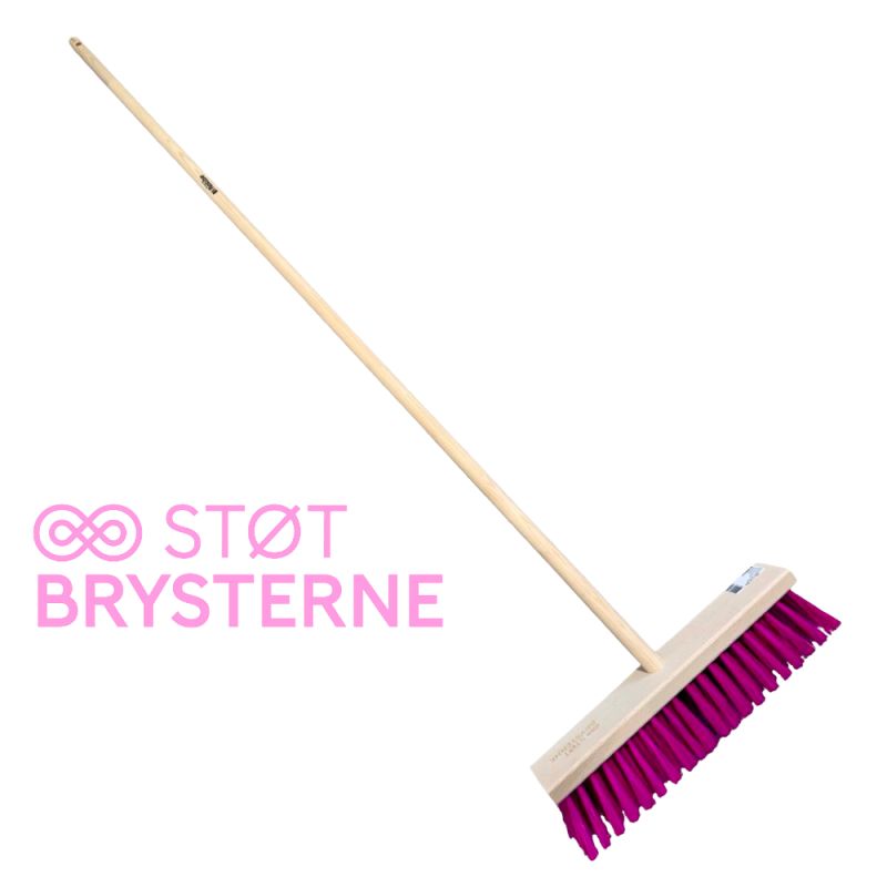 Roliba  Quot Støt Brysterne Quot Gadekost Med Skaft 380   76 Mm