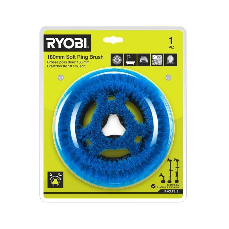 Ryobi Blød Rund Børste Raclts18