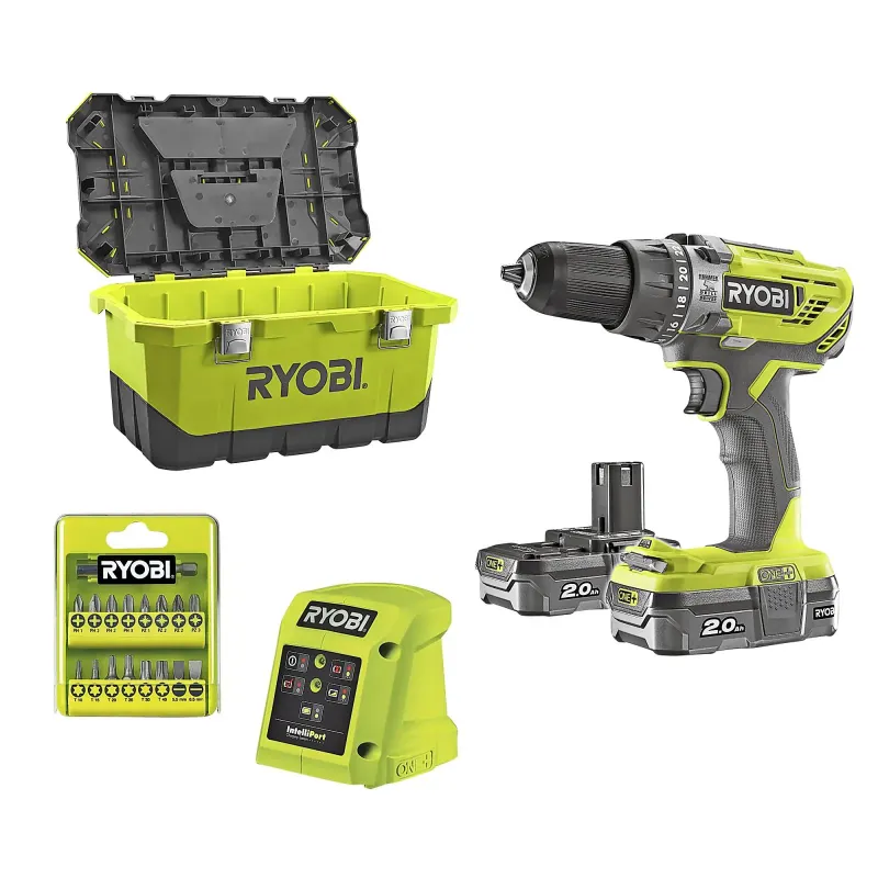 Ryobi Bore- Skruemaskine R18pd3-220t