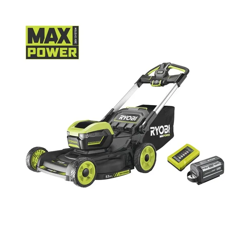 Ryobi 53 Cm Plæneklipper 36v Max Power   Ry36lmxsp53a-160