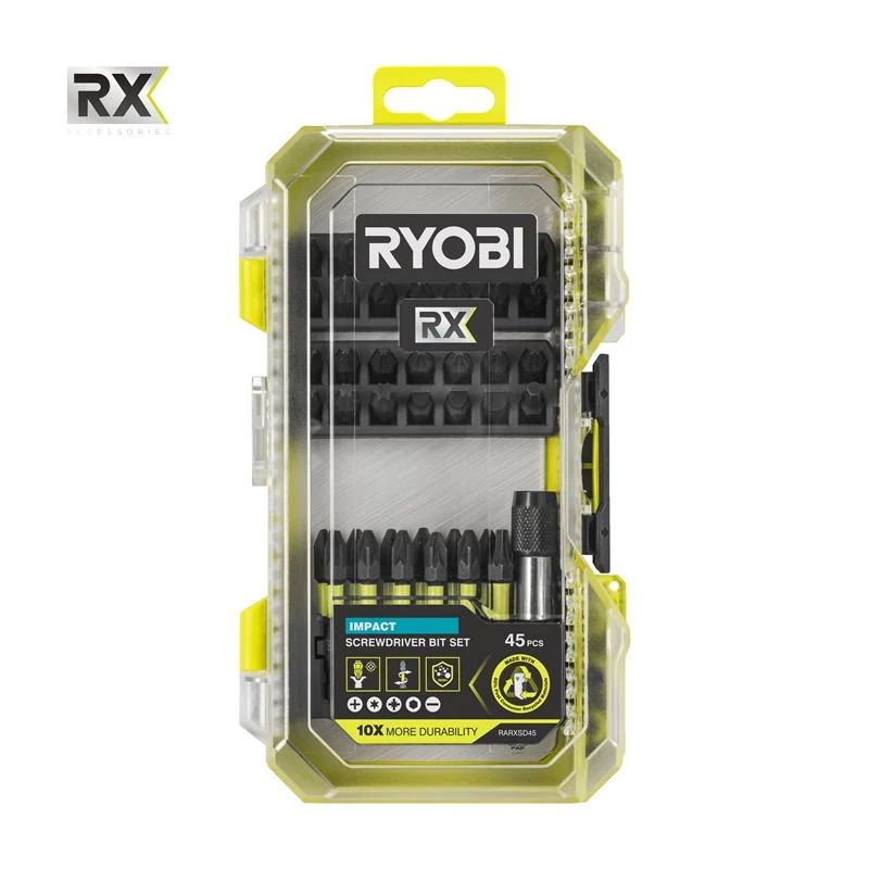 Ryobi Rx Slagbitssæt 45 Dele Rarxsd45