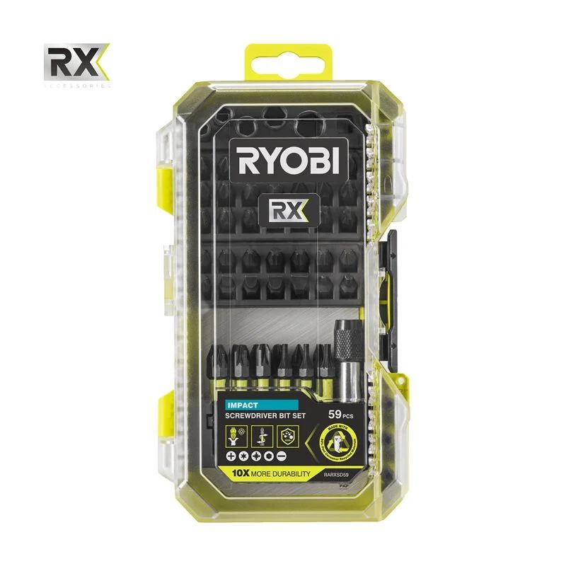 Ryobi Rx Slagbitssæt 59 Dele Rarxsd59