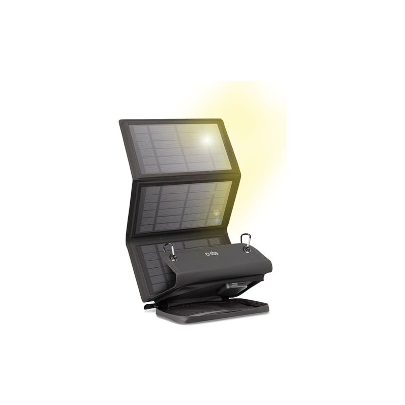 Sbs Transportabel Oplader Med Solceller  10w