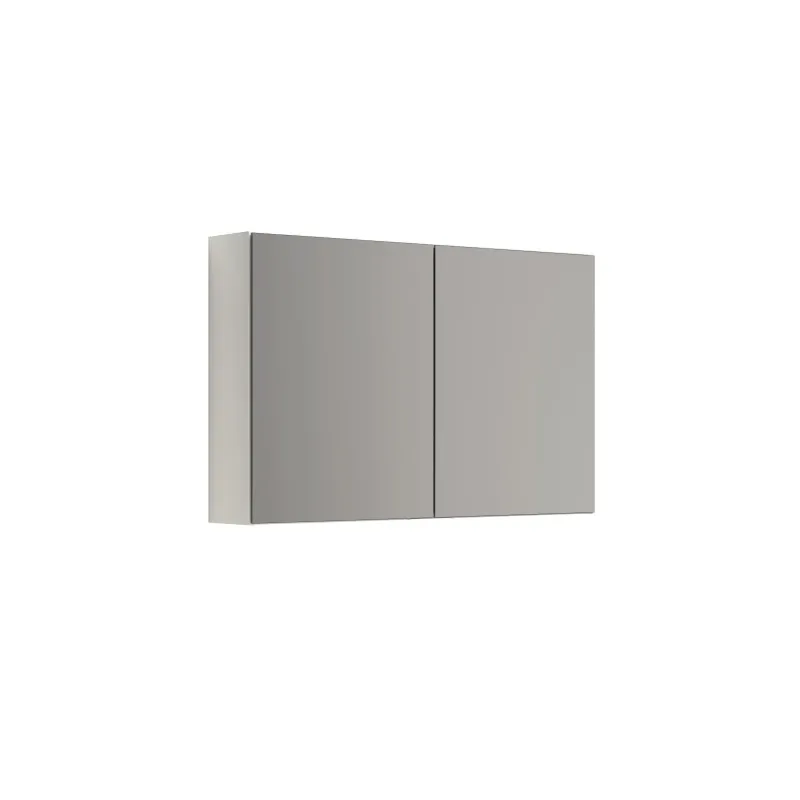 Scanbad Multo Spejlskab Select   Lamper     Låger 64x100 Cm  Hvid Mat