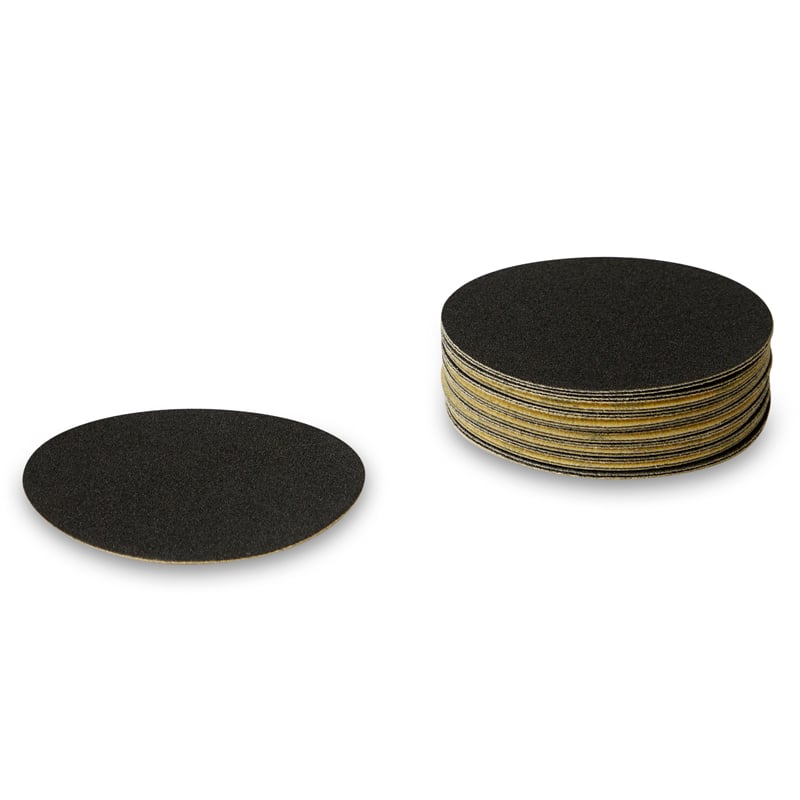 Cool Black Sliberondeller ø125mm 25 Stk Korn P80