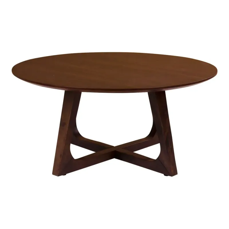 Sofabord   Valnød Finer ø75 Cm 2101010