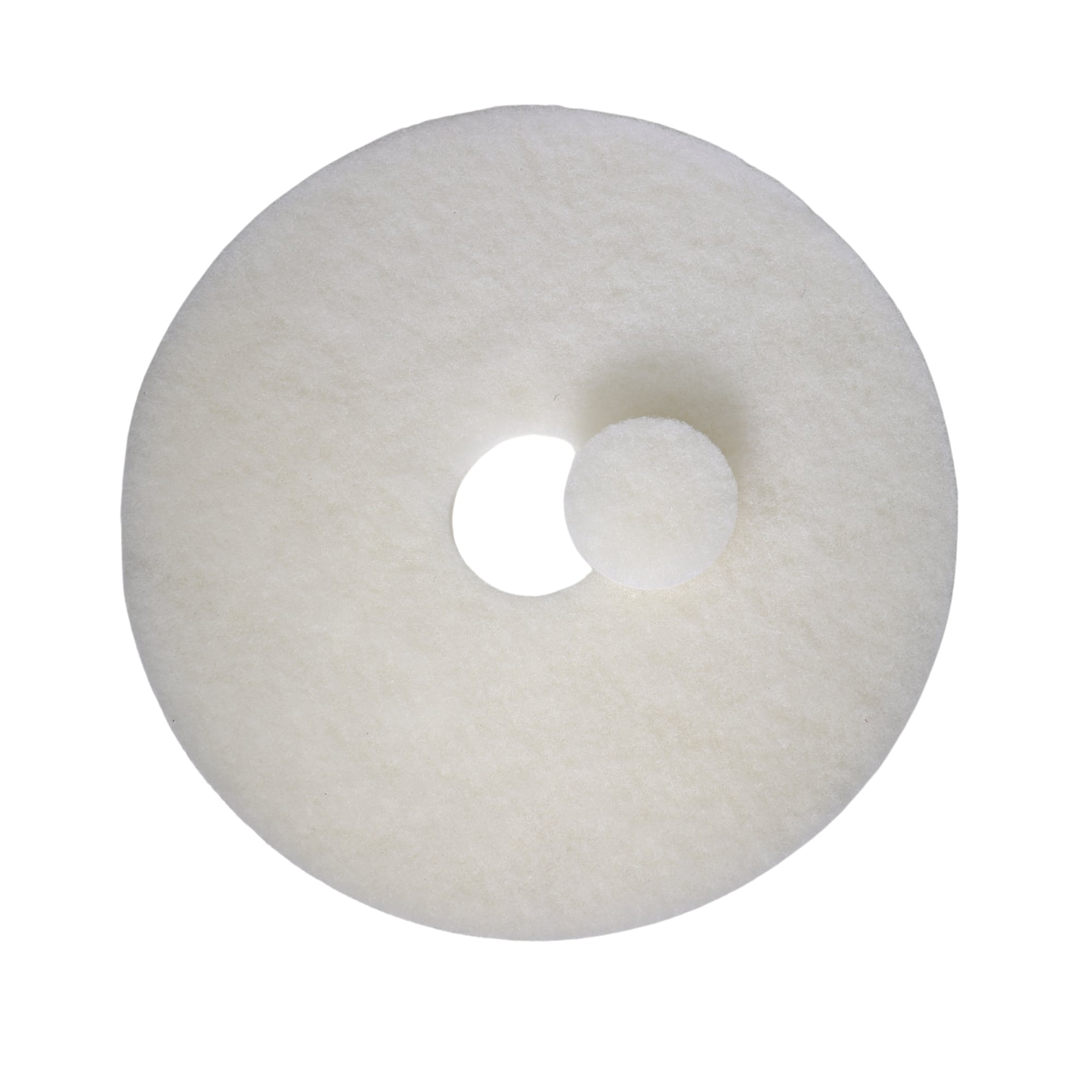 Stk  Rengørings- Og Polerpads 457mm   18 Quot  Tyk Hvid   Stk