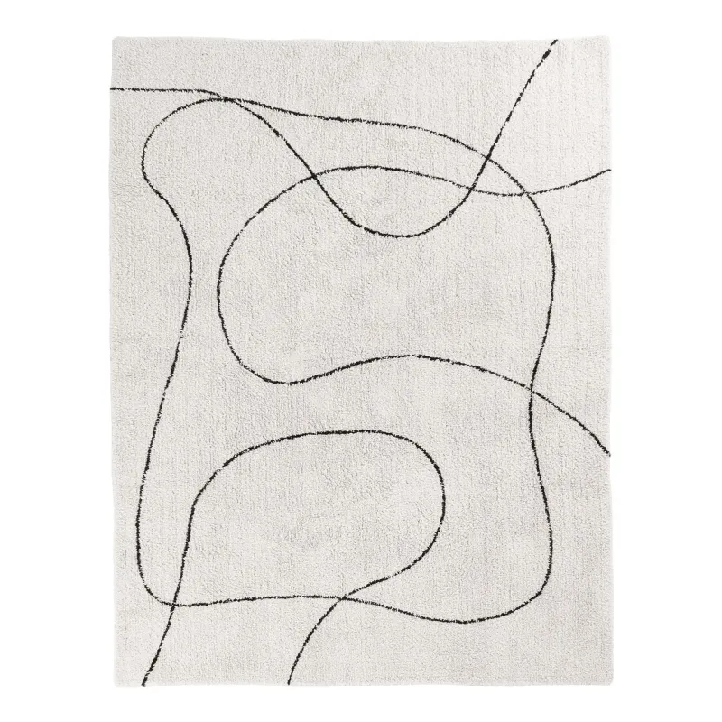 Tæppe   Naturfarvet Bomuld 200x300 Cm 3981111