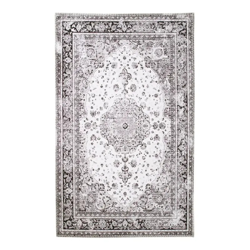 Tæppe   Sort Hvid 200x300 Cm 3981251